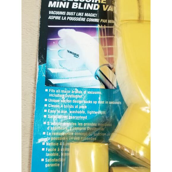 NEW Mini Blind Vac Attachment Vacuum Dust Universal Dust Adapter Ideaworks Vtg - Picture 5 of 12